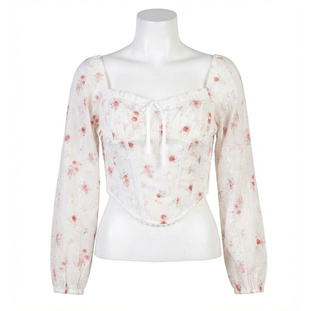 NEW KESTAN nadia floral top in red